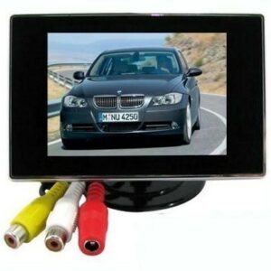 3.5” TFT LCD mini monitor autóba színes tolatókamera monitor