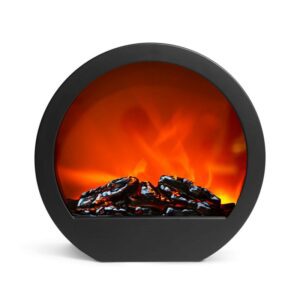 Kandalló LED-es lánghatással – elemes, hálózati (35 x 12 x 38 cm) -Bewello