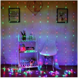 Fényfüggöny – 300 LED, többszínű