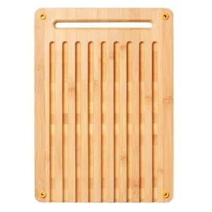 FISKARS Functional Form bambusz vágódeszka kenyérszeleteléshez