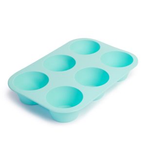 Szilikon muffinsütő-forma – 6 adagos